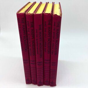 The Happy Hollisters Mystery Lot of 5 Books Jerry West Hardcover Vintage 50s 60s